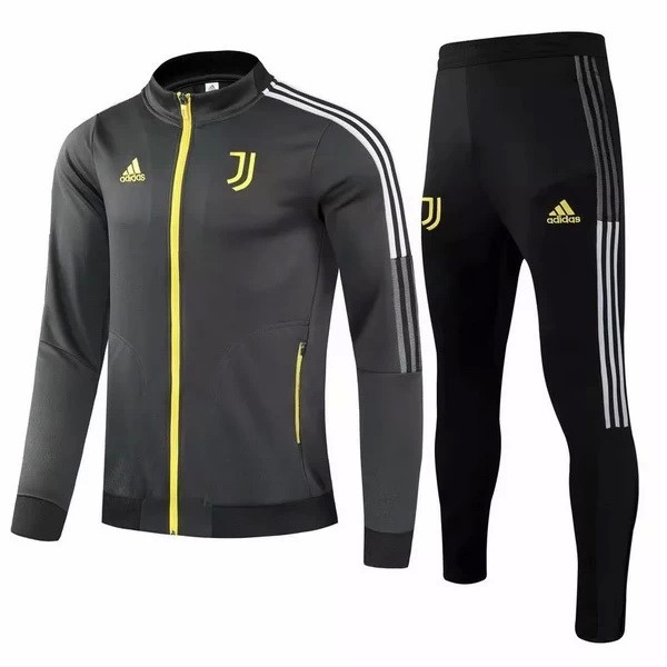 Trainingsanzug Juventus 2021-22 Grau Marine Fussballtrikots Günstig